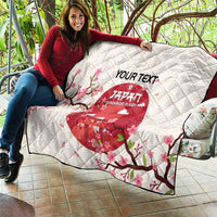 Custom Japan Rugby Quilt 2024 Go Champions Cherry Blossoms - Wonder Print Shop
