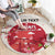 Custom Japan Rugby Round Carpet 2024 Go Champions Cherry Blossoms