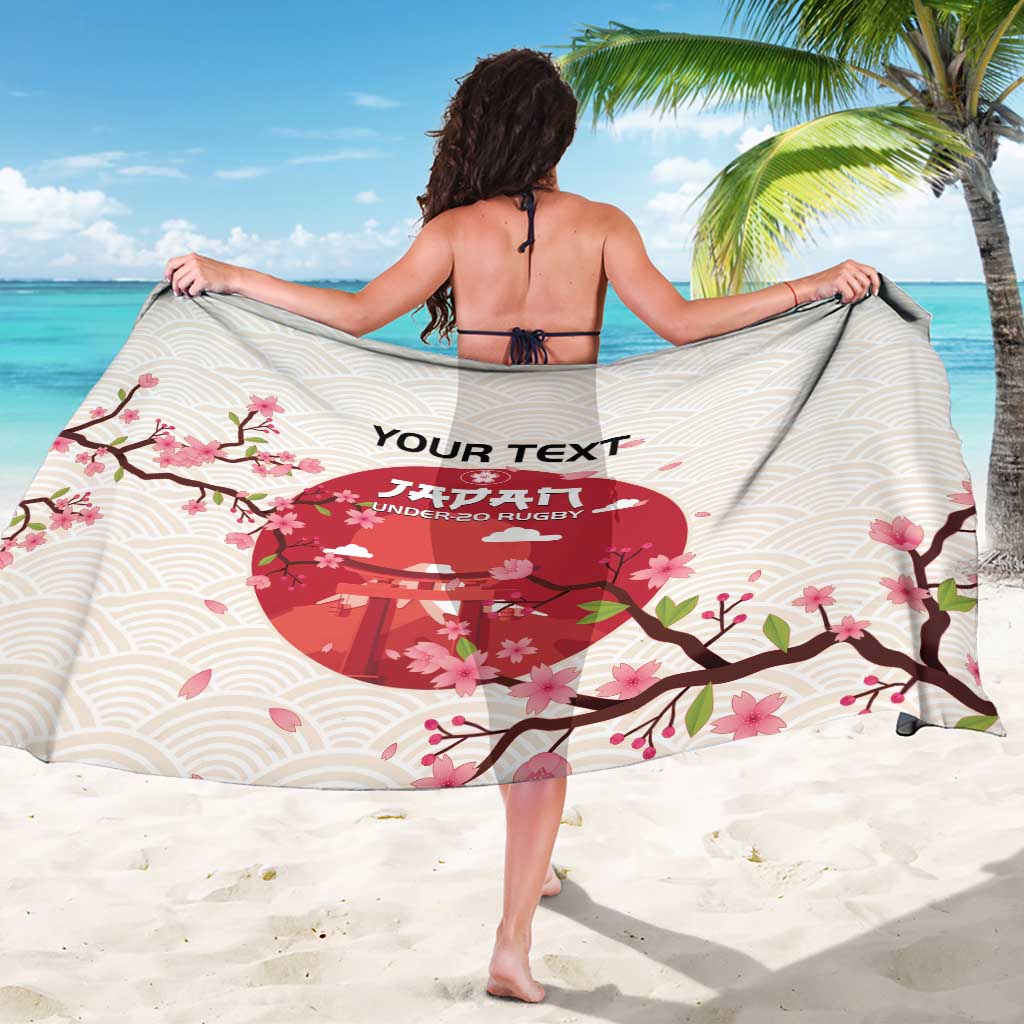 Custom Japan Rugby Sarong 2024 Go Champions Cherry Blossoms - Wonder Print Shop