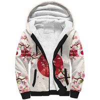 Custom Japan Rugby Sherpa Hoodie 2024 Go Champions Cherry Blossoms - Wonder Print Shop