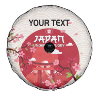 Custom Japan Rugby Spare Tire Cover 2024 Go Champions Cherry Blossoms - Wonder Print Shop