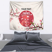 Custom Japan Rugby Tapestry 2024 Go Champions Cherry Blossoms - Wonder Print Shop