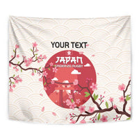 Custom Japan Rugby Tapestry 2024 Go Champions Cherry Blossoms - Wonder Print Shop
