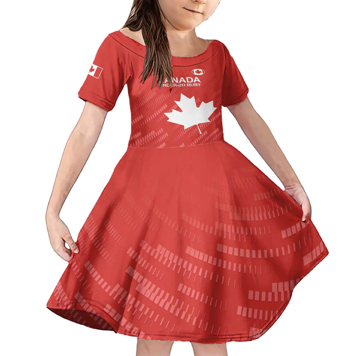 Custom Canada Rugby Family Matching Puletasi and Hawaiian Shirt 2024 Go Champions Maple Leaf - Wonder Print Shop