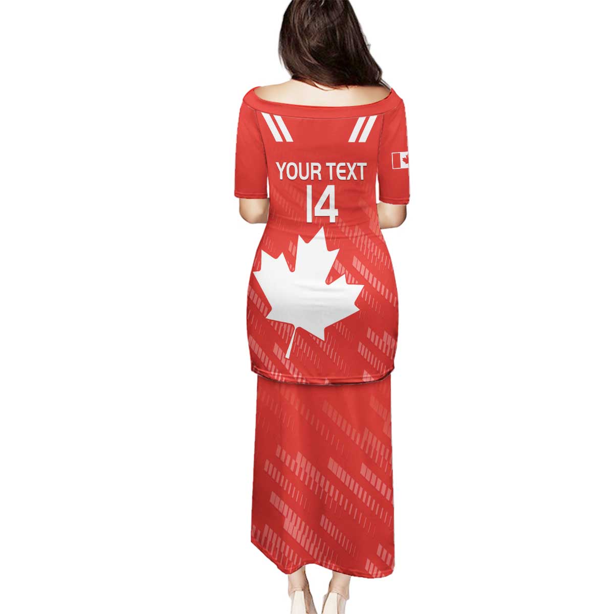 Custom Canada Rugby Family Matching Puletasi and Hawaiian Shirt 2024 Go Champions Maple Leaf - Wonder Print Shop