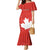 Custom Canada Rugby Mermaid Dress 2024 Go Champions Maple Leaf - Wonder Print Shop