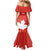 Custom Canada Rugby Mermaid Dress 2024 Go Champions Maple Leaf - Wonder Print Shop