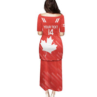 Custom Canada Rugby Puletasi 2024 Go Champions Maple Leaf - Wonder Print Shop