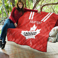 Custom Canada Rugby Quilt 2024 Go Champions Maple Leaf - Wonder Print Shop