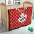 Custom Canada Rugby Quilt 2024 Go Champions Maple Leaf - Wonder Print Shop