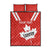 Custom Canada Rugby Quilt Bed Set 2024 Go Champions Maple Leaf - Wonder Print Shop