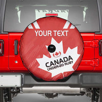 Custom Canada Rugby Spare Tire Cover 2024 Go Champions Maple Leaf - Wonder Print Shop