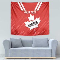 Custom Canada Rugby Tapestry 2024 Go Champions Maple Leaf - Wonder Print Shop