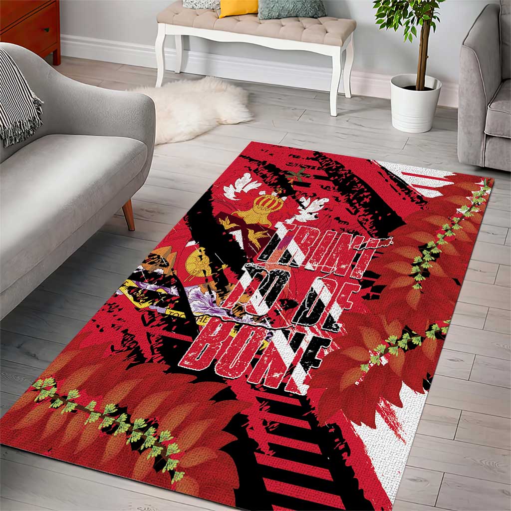 Trini To De Bone Area Rug Proud To Be Trinidad and Tobago - Wonder Print Shop