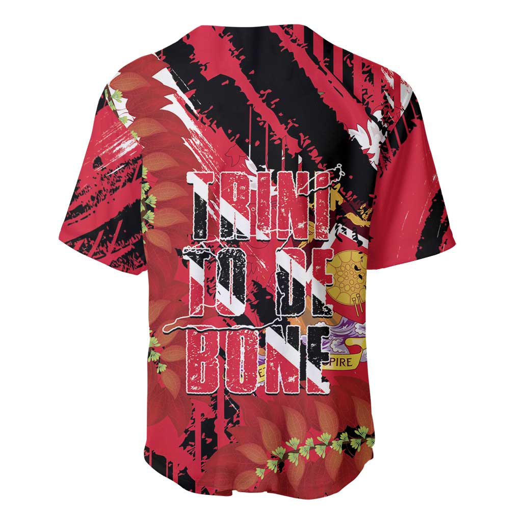 Trini To De Bone Baseball Jersey Proud To Be Trinidad and Tobago - Wonder Print Shop