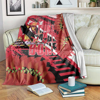 Trini To De Bone Blanket Proud To Be Trinidad and Tobago - Wonder Print Shop