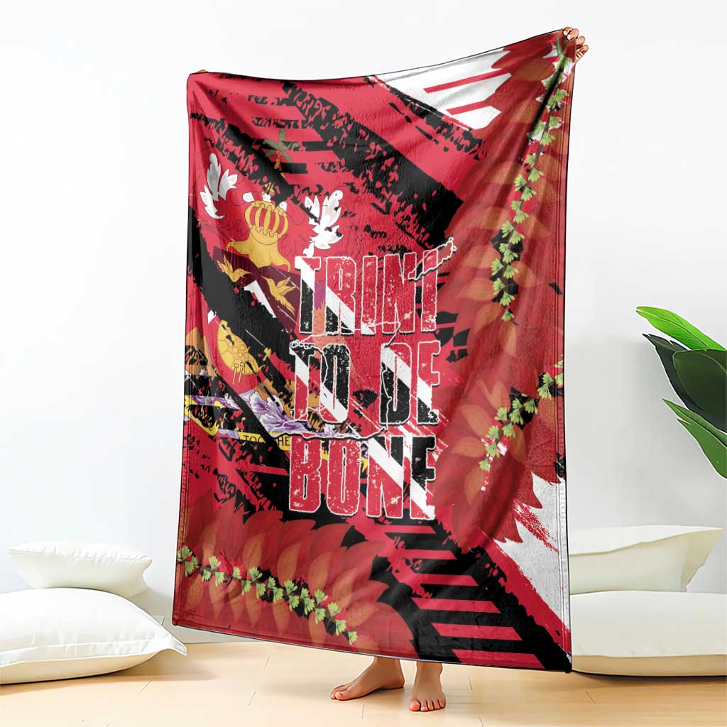 Trini To De Bone Blanket Proud To Be Trinidad and Tobago - Wonder Print Shop