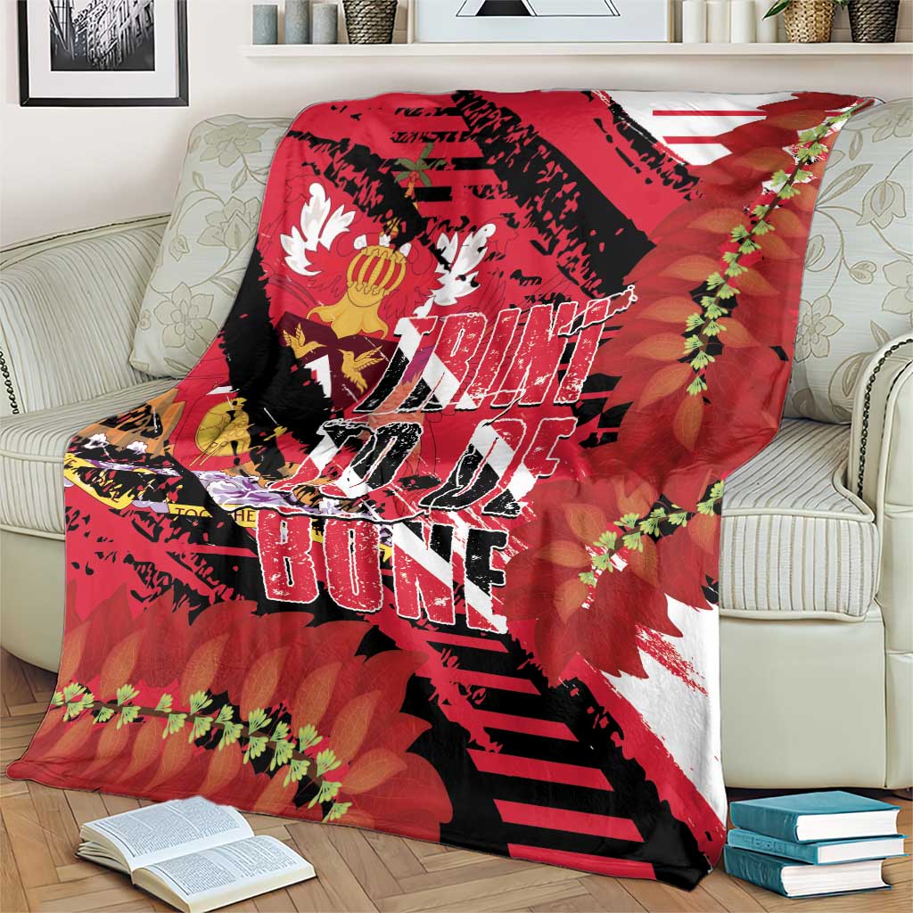 Trini To De Bone Blanket Proud To Be Trinidad and Tobago - Wonder Print Shop