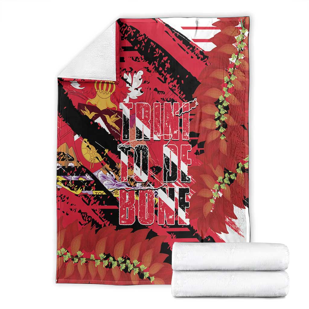 Trini To De Bone Blanket Proud To Be Trinidad and Tobago - Wonder Print Shop