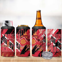 Trini To De Bone 4 in 1 Can Cooler Tumbler Proud To Be Trinidad and Tobago - Wonder Print Shop