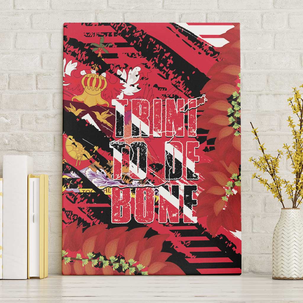 Trini To De Bone Canvas Wall Art Proud To Be Trinidad and Tobago - Wonder Print Shop