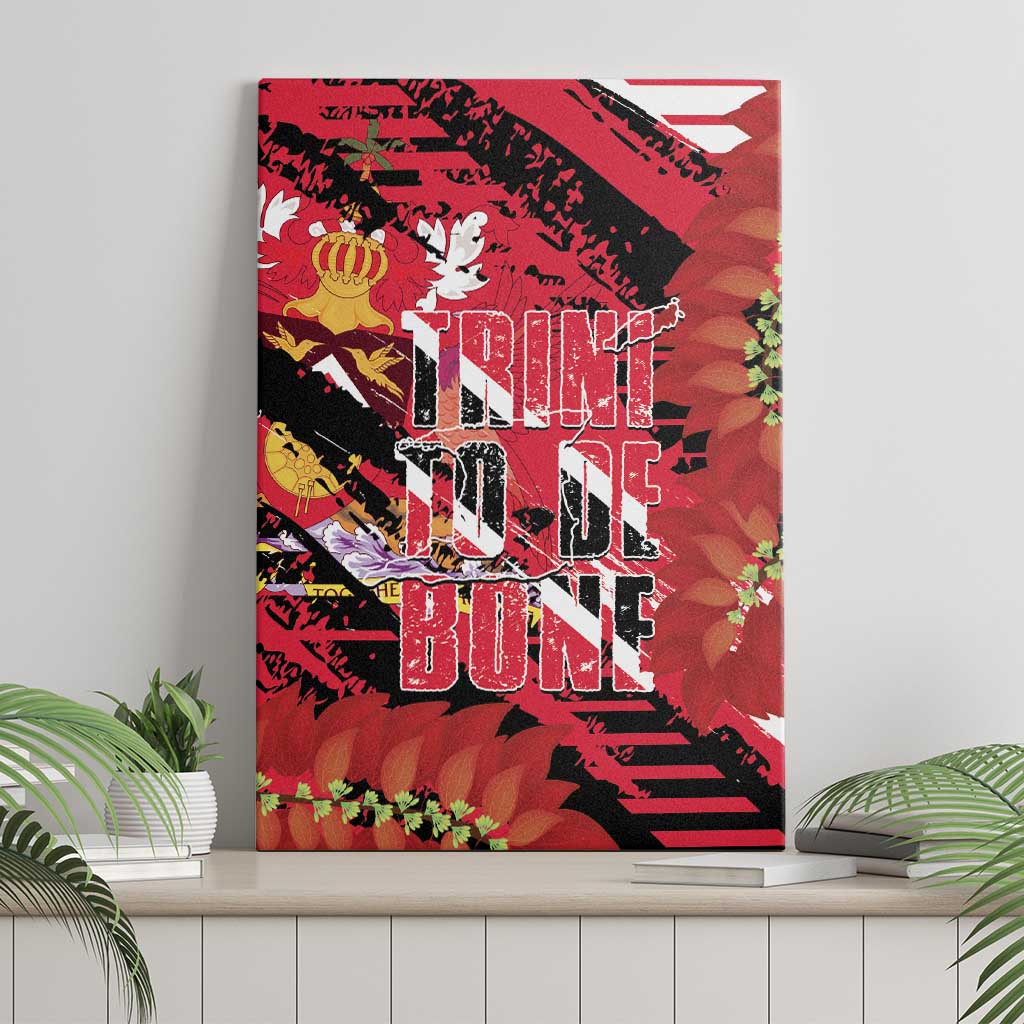 Trini To De Bone Canvas Wall Art Proud To Be Trinidad and Tobago - Wonder Print Shop