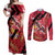 Trini To De Bone Couples Matching Off Shoulder Maxi Dress and Long Sleeve Button Shirt Proud To Be Trinidad and Tobago - Wonder Print Shop