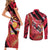 Trini To De Bone Couples Matching Short Sleeve Bodycon Dress and Long Sleeve Button Shirt Proud To Be Trinidad and Tobago - Wonder Print Shop