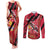 Trini To De Bone Couples Matching Tank Maxi Dress and Long Sleeve Button Shirt Proud To Be Trinidad and Tobago - Wonder Print Shop