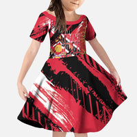 Trini To De Bone Family Matching Long Sleeve Bodycon Dress and Hawaiian Shirt Proud To Be Trinidad and Tobago - Wonder Print Shop