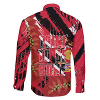 Trini To De Bone Family Matching Long Sleeve Bodycon Dress and Hawaiian Shirt Proud To Be Trinidad and Tobago - Wonder Print Shop