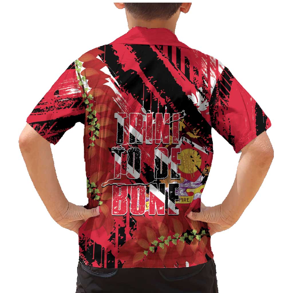 Trini To De Bone Family Matching Mermaid Dress and Hawaiian Shirt Proud To Be Trinidad and Tobago - Wonder Print Shop