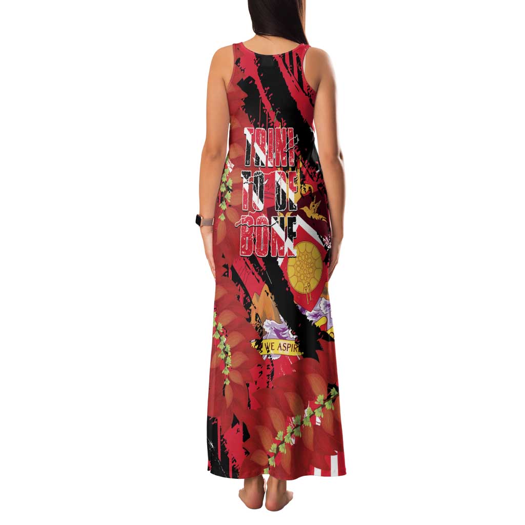 Trini To De Bone Family Matching Tank Maxi Dress and Hawaiian Shirt Proud To Be Trinidad and Tobago - Wonder Print Shop