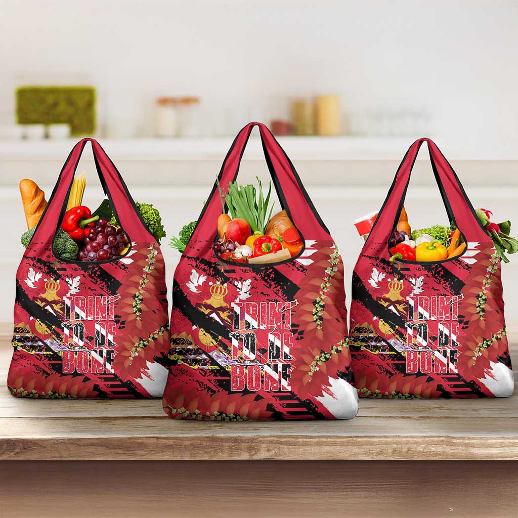 Trini To De Bone Grocery Bag Proud To Be Trinidad and Tobago - Wonder Print Shop