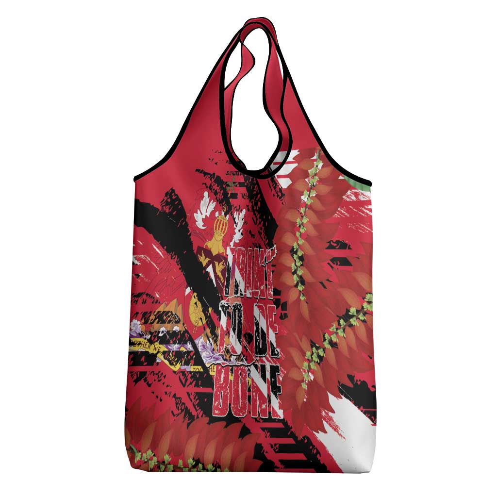 Trini To De Bone Grocery Bag Proud To Be Trinidad and Tobago - Wonder Print Shop