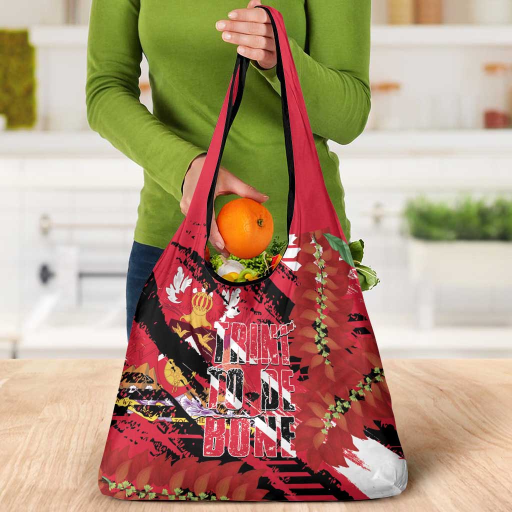 Trini To De Bone Grocery Bag Proud To Be Trinidad and Tobago - Wonder Print Shop