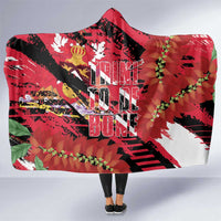 Trini To De Bone Hooded Blanket Proud To Be Trinidad and Tobago - Wonder Print Shop