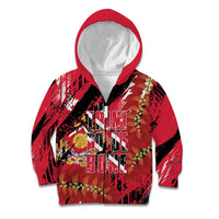 Trini To De Bone Kid Hoodie Proud To Be Trinidad and Tobago - Wonder Print Shop