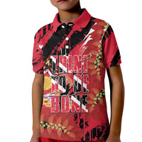 Trini To De Bone Kid Polo Shirt Proud To Be Trinidad and Tobago - Wonder Print Shop
