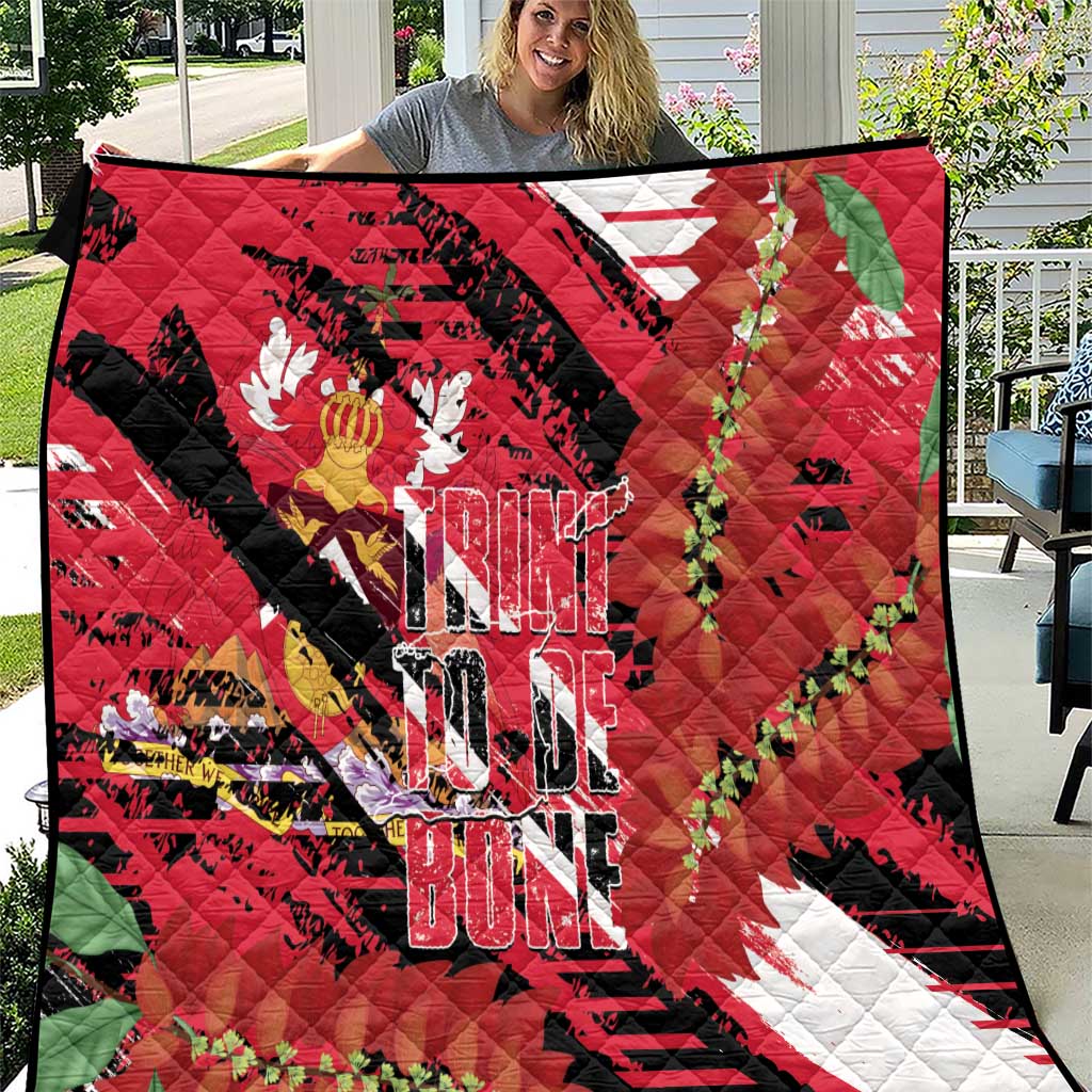 Trini To De Bone Quilt Proud To Be Trinidad and Tobago - Wonder Print Shop