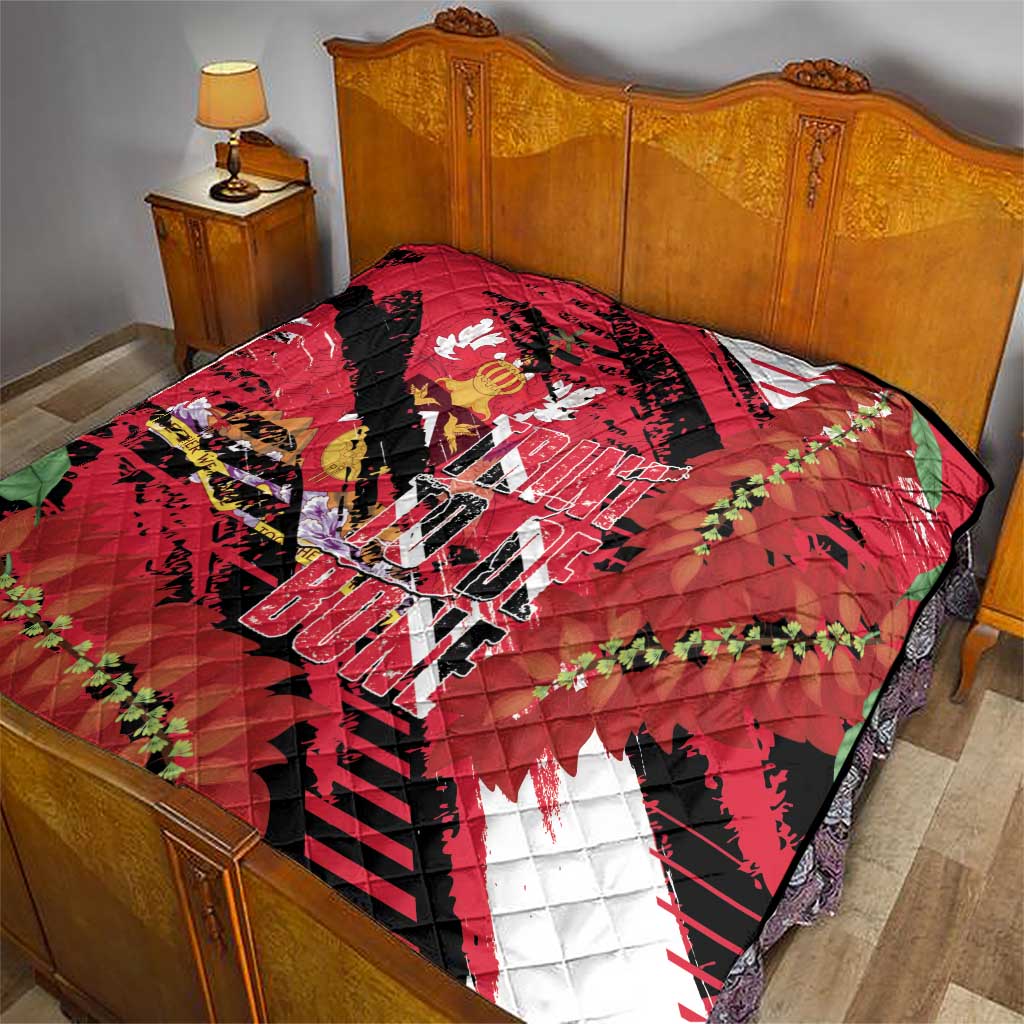 Trini To De Bone Quilt Proud To Be Trinidad and Tobago - Wonder Print Shop