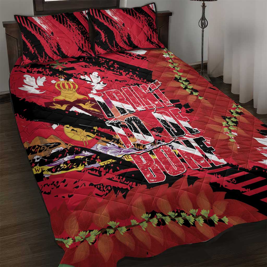 Trini To De Bone Quilt Bed Set Proud To Be Trinidad and Tobago - Wonder Print Shop