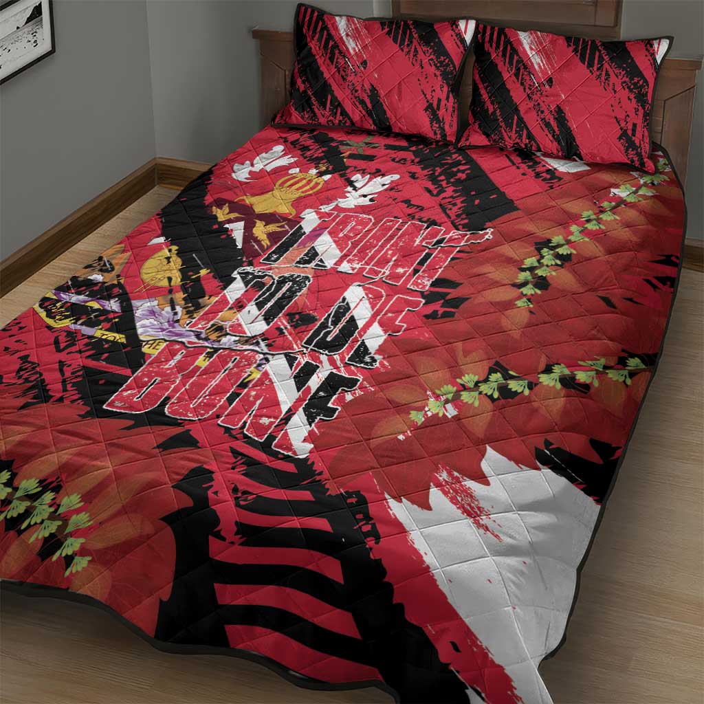 Trini To De Bone Quilt Bed Set Proud To Be Trinidad and Tobago - Wonder Print Shop