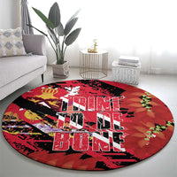 Trini To De Bone Round Carpet Proud To Be Trinidad and Tobago - Wonder Print Shop