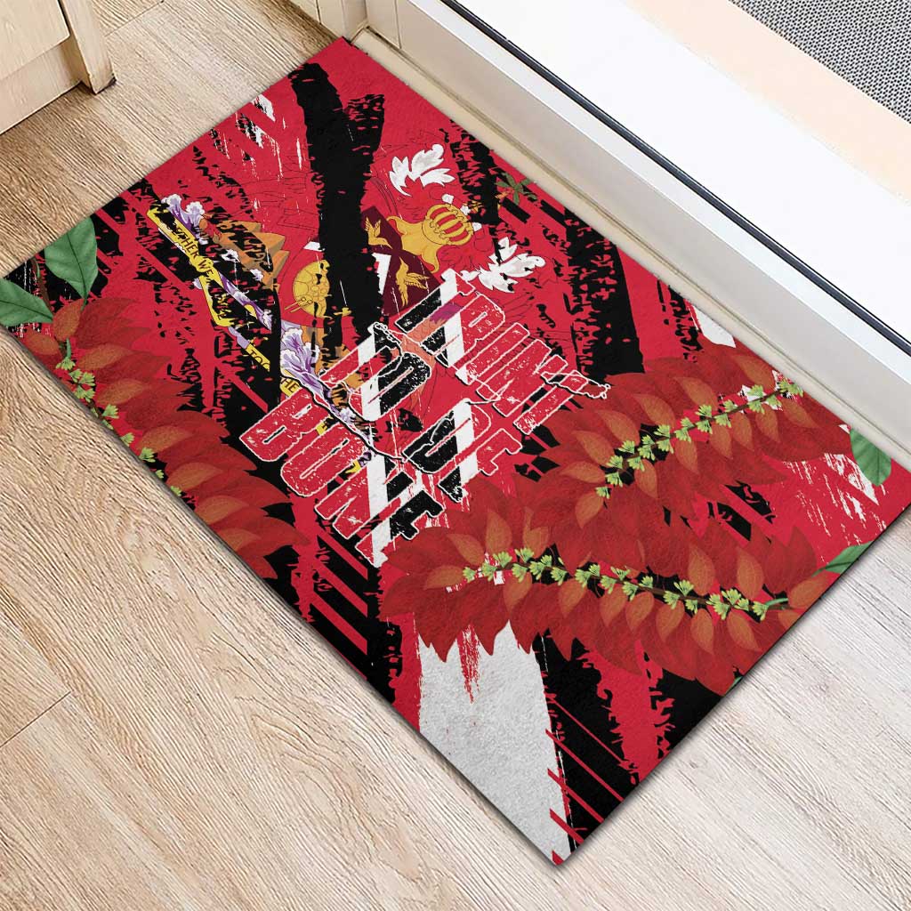 Trini To De Bone Rubber Doormat Proud To Be Trinidad and Tobago - Wonder Print Shop