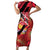 Trini To De Bone Short Sleeve Bodycon Dress Proud To Be Trinidad and Tobago - Wonder Print Shop