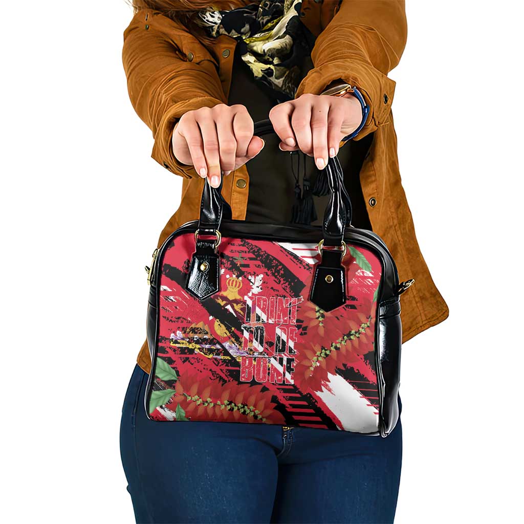 Trini To De Bone Shoulder Handbag Proud To Be Trinidad and Tobago - Wonder Print Shop
