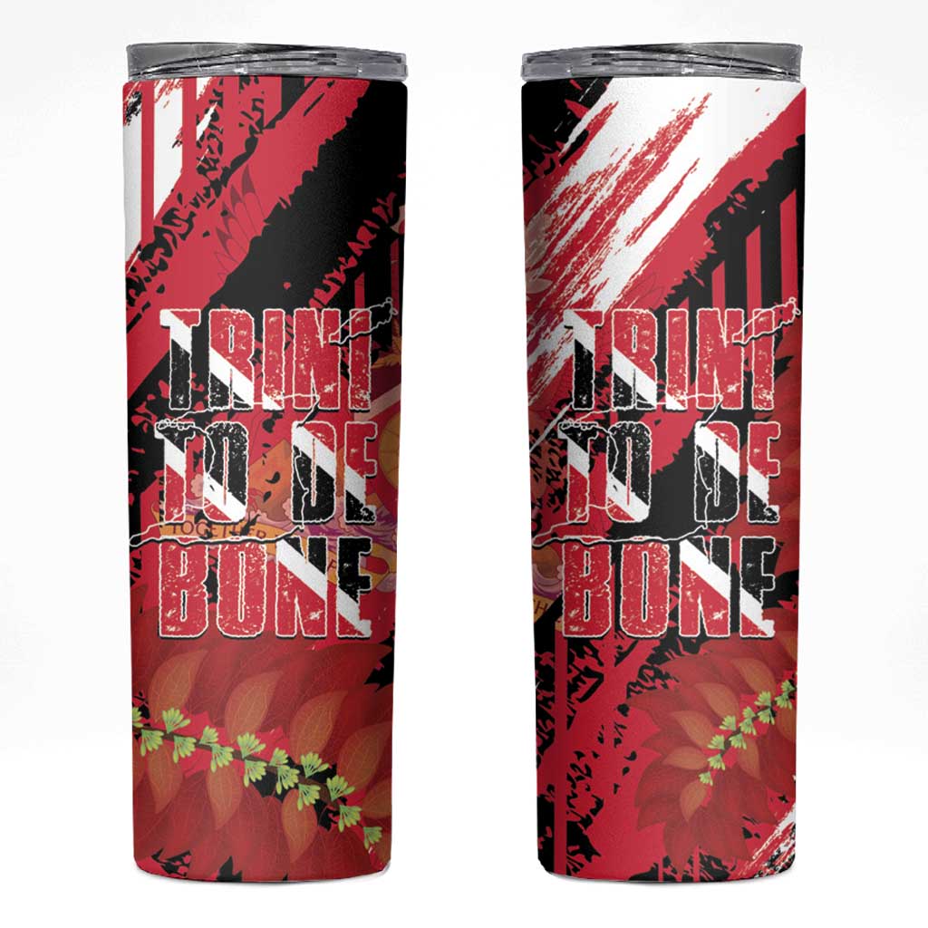 Trini To De Bone Skinny Tumbler Proud To Be Trinidad and Tobago - Wonder Print Shop