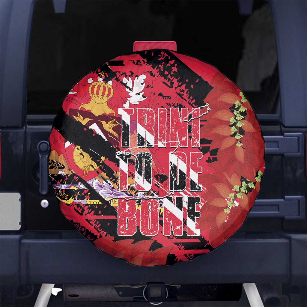 Trini To De Bone Spare Tire Cover Proud To Be Trinidad and Tobago - Wonder Print Shop