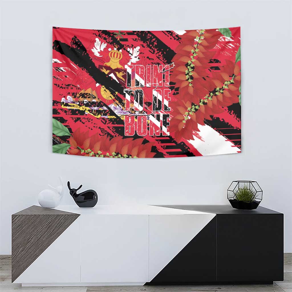 Trini To De Bone Tapestry Proud To Be Trinidad and Tobago - Wonder Print Shop
